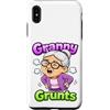 Generic Custodia per iPhone XS Max Granny Grunts Divertente Carino