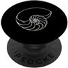 Nautilus Shell Tees and Gifts Nautilus Shell Fibonacci Spiral Math Art PopSockets PopGrip Adesivo