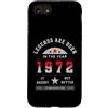 Unbeatable Seventy Two Retro Stelle Clas Custodia per iPhone SE (2020) / 7/8 Legends Are Born In The Year 1972 Compleanno Vintage 70er