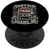Il gioco d'azzardo fortunato ride e vinc Don't Slot Shame Me Casino Slot Machine Win |- PopSockets PopGrip Adesivo