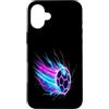 Soccer Ball Tees and Gifts Custodia per iPhone 16 Plus Soccer Ball Dynamic Speed Light Trails