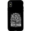 Japanese Storm Raijin Thunder Dragon Myt Custodia per iPhone X/XS Raijin e Dragon Thunder comanda il mito del cielo