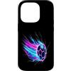 Soccer Ball Tees and Gifts Custodia per iPhone 14 Pro Soccer Ball Dynamic Speed Light Trails