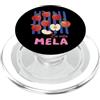 Cute Fun Italian Italy Summer Lover Vibe La Vita Mela Mela Vita Retro Vintage Mele Frutta Italiana PopSockets PopGrip per MagSafe