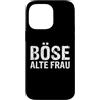 NextLevel Merch Custodia per iPhone 14 Pro Max Motivo malvagio con scritta in lingua tedesca Für alte Frauen mit Sarkasmus