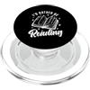 Reading book hobby shelf library smart e Preferirei leggere libri PopSockets PopGrip per MagSafe