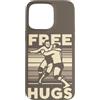 Funny Retro Wrestling Grappling Sport Fi Custodia per iPhone 15 Pro Max Citazione abbracci gratis Wrestling classico Wrestler professionista