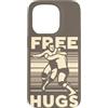 Funny Retro Wrestling Grappling Sport Fi Custodia per iPhone 15 Pro Citazione abbracci gratis Wrestling classico Wrestler professionista
