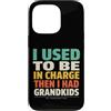 Grandkids In Charge Funny Grandpa Retire Custodia per iPhone 13 Pro Avevo il comando e poi ho avuto i nipoti