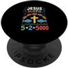 Divine Calculations Gesù Matematica Pani e Pesci Miracolo Fede PopSockets PopGrip Adesivo