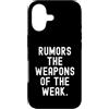 Witty Sarcastic Humor Clever Wordsmith Q Custodia per iPhone 17 Voci Le Armi Deboli Spiritoso Citazione Uomini Donne