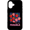 Cute Fun Italian Italy Summer Lover Vibe Custodia per iPhone 16 La Vita Fragola Fragola Vita Retro Vintage Frutta