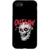 Dark Fantasy Art Custodia per iPhone SE (2020) / 7/8 Teschio Fuorilegge Rosso Occhi Stella Gotica