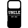 Uncle Est. 2012 Volleyball Uncles Day Re Custodia per iPhone 17 Pro Zio di Pallavolo Dal 2012 Compleanno dello Zio Vintage