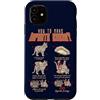 Engineering And Mathematics Machine Moti Custodia per iPhone 11 Divertente Matematica Infinita Energia Gatto E Ingegneria Meccanica