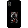 Shadow Ninja Samurai Stealth Warrior Cla Custodia per iPhone X/XS Arte Delle Ombre Ninja Samurai Stealth Warrior