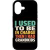 Grandkids In Charge Funny Grandpa Retire Custodia per iPhone 17 Avevo il comando e poi ho avuto i nipoti