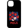 Cute Fun Italian Italy Summer Lover Vibe Custodia per iPhone 14 Plus La Vita Mela Mela Vita Retro Vintage Mele Frutta Italiana