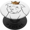 Miller Sye Cane Staffordshire Bull Terrier con corona PopSockets PopGrip Adesivo
