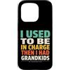 Grandkids In Charge Funny Grandpa Retire Custodia per iPhone 15 Pro Avevo il comando e poi ho avuto i nipoti
