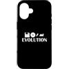 Diskette CD retro old data storage compu Custodia per iPhone 16 Chiavetta USB Cloud Evolution Diskette CD
