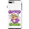 Generic Custodia per iPhone 7 Plus/8 Plus Granny Grunts Divertente Carino