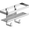Metaform Mensola con ganci per doccia in acciaio inox 304 Metaform