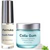 Crunier Dentifricio Polvere 50g,Vernice Sbiancante Istantanea per Denti 5ml
