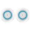 Azonbey Testine di ricambio compatibili con testine Clarisonic Mia 1, Mia 2, Mia Fit, Alpha Fit, Smart Profile Uplift e Alpha Fit (blu, confezione da 2)