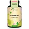 Vegavero Berberina 1.000 mg | con Cromo, Pepe Nero e Aglio Nero | Berberine Pura e Naturale 97% da Berberis aristata | Vegan e Senza Additivi | Vegavero®