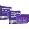 BETYBOPT 28 Strisce Sbiancanti Denti Viola Professionali,Kit Sbiancamento Dentale Delicato,Strisce Sbiancanti Per Denti,Rimuove Macchie Caffè/Vino, Sorriso Luminoso Effetto Rapido,Portatile Casa Viaggi(2BOX)