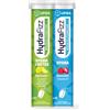UPSA Kit Hydrafizz Detox e Idratazione, Hydrafizz Detox 16 + Hydrafizz Hydra 16 Compresse Effervescenti, Integratore Alimentare con Elettroliti, Carciofo, Zenzero e Vitamina C, Gusto Limone e Fragola
