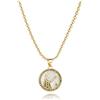SBI Jewelry Oro Ariete Toro Gemelli Cancro Vergine Bilancia Scorpione Pesci Zodiaco Collana di compleanno per le donne Birthstone Costellazione Gioielli Regali, Misura unica, Acciaio inossidabile