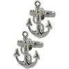 Collar and Cuffs London - Premium Cufflinks with Gift Box - Designer Cufflinks for Men - Solid Brass - Travel and Nautical Designs