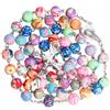 Kuesn Rosario colorato con medaglia miracolosa da 6 mm, in argilla polimerica, rosario cattolico con perline per preghiera cristiana, medaglia di terra sacra, croce cattolica (colorata), Misura unica,