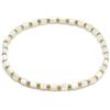 VLNET® | Vestopazzo bracciale elastico con perle e rettangoli in madreperla e acciaio 316L | ciondolo stella, farfalla, conchiglia, pesce e cuore | idea regalo (Rettangoli)
