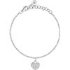 Morellato SAVZ20 - Bracciale da donna in acciaio, cristalli, collezione Istanti, cuore