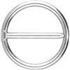 PIERCINGLINE Piercing per capezzoli in titanio con clicker ad anello, oro rosa, nero, oro, argento, Innendurchmesser: 16 mm, Titanio, Senza gemme
