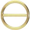 PIERCINGLINE Piercing per capezzoli in titanio con clicker ad anello, oro rosa, nero, oro, argento, Innendurchmesser: 14 mm, Titanio, Senza gemme