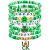 Uwiyo Multi-strato di cristallo di pietra Bracciali di perline per le donne Bracciale di pietra colorata Bohemian per le donne Bracciale di perline Boho