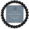 SIMPLÍ BASIC Braccialetto di Cristallo Curativo Naturale - Perline di Pietre Preziose Chakra da 6mm | Energia, Calma, Protezione e Sollievo dall'Ansia | Gioiello Unisex Regalo per Donne e Uomini |