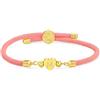 AVOTTO Braccialetto con Iniziali per Ragazze, 4-18 Anni, Regalo per Ragazze di Compleanno Dorato, Lettera A-Z, Cuore, Amore, Braccialetto Regolabile, Regalo di Braccialetto