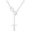 SAMINO Collana in argento con 26 iniziali per donne e ragazze, collana infinita personalizzata per moglie, fidanzata, sorella, amica, per San Valentino, compleanno, Natale, festa della mamma, Grande