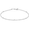 Elli Bracciale Donne di base filigrana combinabile con cristalli in argento sterlino 925