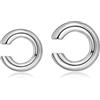 CERSLIMO Ear Cuff - Orecchini a cerchio non forati, finti grossi orecchini per elice, conchiglie, cartilagine, orecchini da indossare | Orecchini avvolgenti per donne e ragazze, gioielli per
