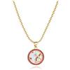 SBI Jewelry Oro Ariete Toro Gemelli Cancro Vergine Bilancia Scorpione Pesci Zodiaco Collana di compleanno per le donne Birthstone Costellazione Gioielli Regali, Acciaio inossidabile, Nessuna pietra