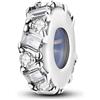 Parmuz in Argento Sterling 925 Clip charm Compatibile con Bracciale e Collane Spacer Ciondoli di perline ferma per braccialetti con ciondoli Regalo di gioielli per donna