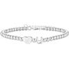 Aretas Braccialetto con iniziale per donne e ragazze, in argento S925, con ciondolo a forma di cuore dalla A alla Z, regalo di Natale e di compleanno per ragazze, figlia, sorella, amici, gioielli, 17+