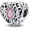 LIGHTDOG Charm in argento Sterling 925, compatibile con ciondoli europei da donna e bracciali Pandora., Argento sterling