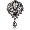 FCZIVA Vintage Brooch Queen Ladies Birthday Gift Cameo Women's Brooches Dress Lapel Pins Rhinestone Pendant Jewelry Wedding Anniversary Valentines Day Friend Families Christmas Elegant Present